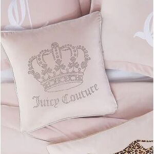 LIMITED TIME OFFER 50$ Juicy Couture Gothic Rhinestone Throw Pillow